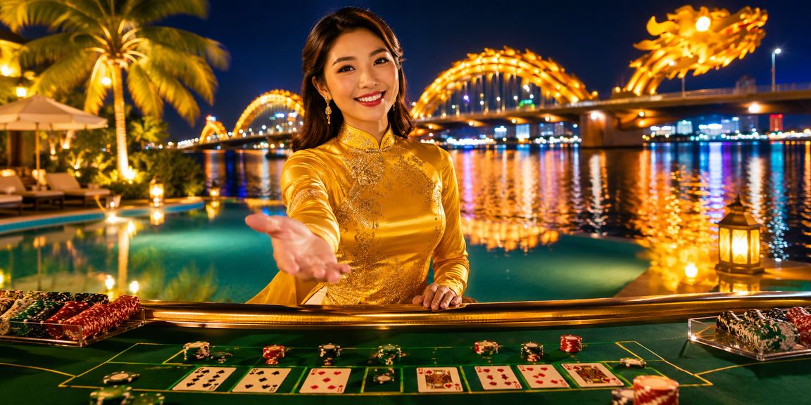 Người chơi baccarat tại Đà Nẵng với trang phục áo dài truyền thống – trải nghiệm sống động trên 851