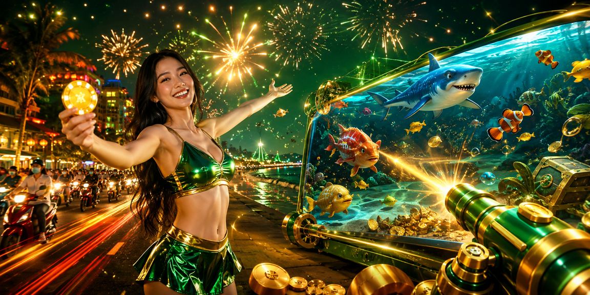 Trò chơi bắn cá neon tại Phú Quốc – không khí giải trí đêm biển đảo sôi động